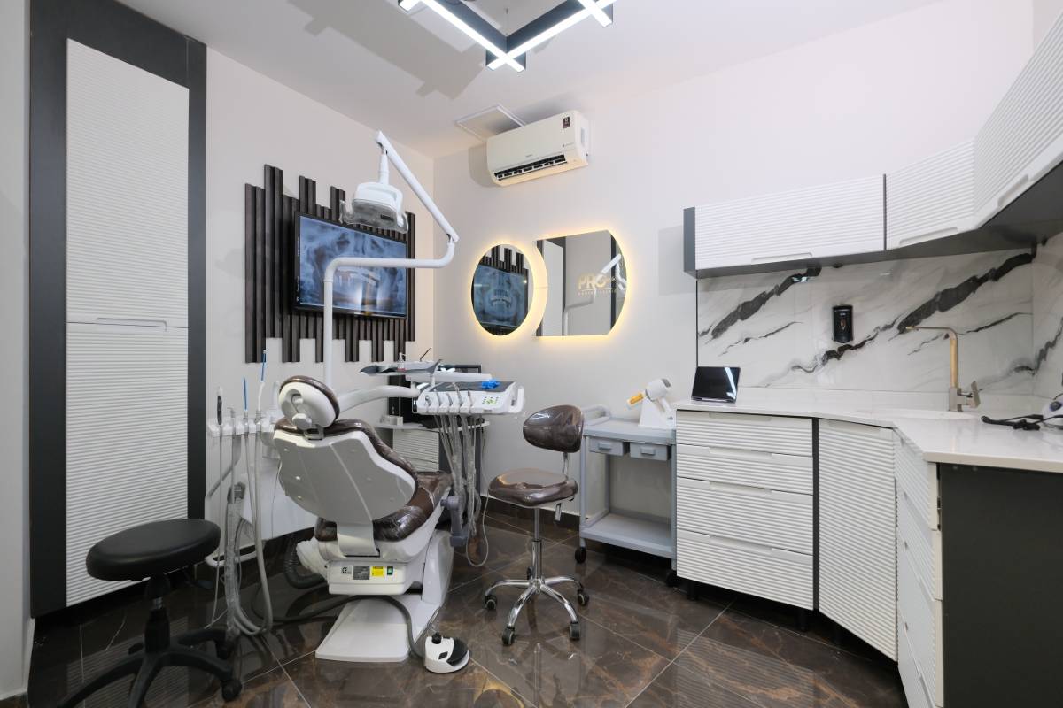 Dental treatment room at Pro Estetik Clinic Izmir Turkey